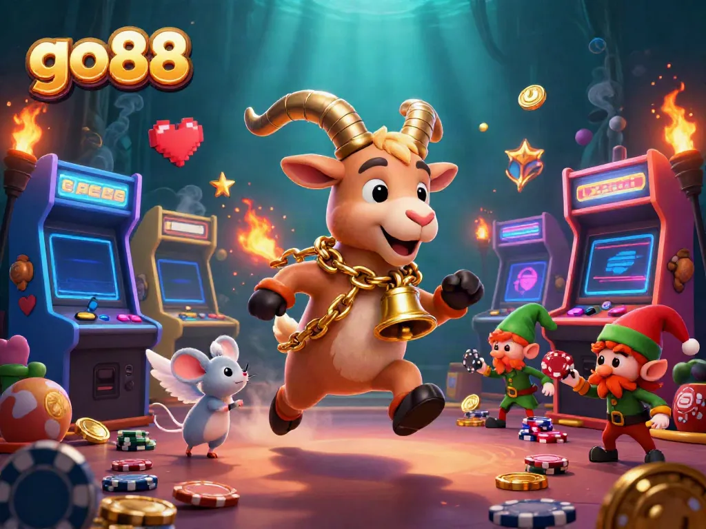 Experience the exciting thrill of go88 casino gaming with lively characters and gambling elements.