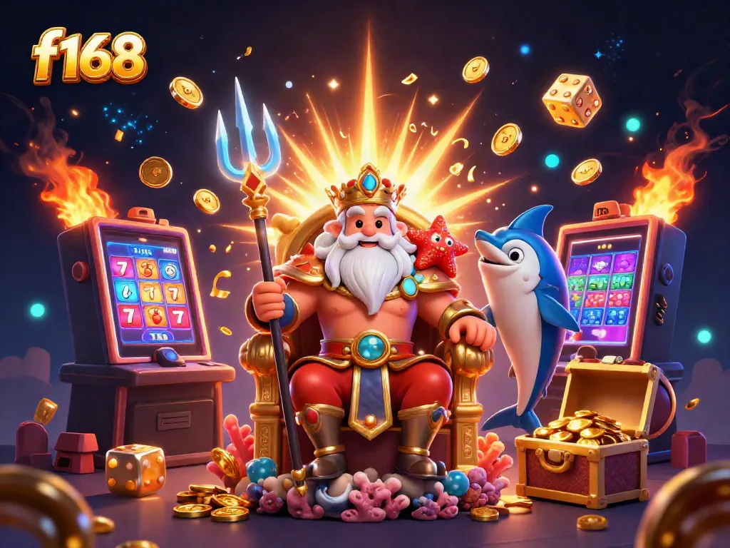 Experience the excitement of f168 with Neptune and casino elements bursting with jackpots